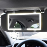 מראה איפור LED לרכב – תאורה מושלמת!