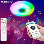 מנורת תקרה RGB חכמה: אור ומוזיקה בשליטה! מנורת תקרה חכמה…