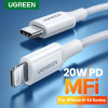 כבל טעינה מהיר לאייפון UGREEN MFi – מהירות מטורפת! כבל…