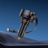 מטען מצת לרכב Baseus 60W עם כבל מובנה – רק…