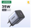 מטען GaN 35W UGREEN – הטענה כפולה במחיר מנצח!