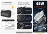 מטען 65W GaN: 3 מכשירים במקביל בהנחה מטורפת! מטען 65W…