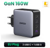 מטען UGREEN 160W: הטעינו 4 מכשירים במקביל!