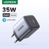 מטען GaN מהיר UGREEN 35W – טעינה כפולה!