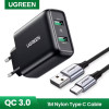 מטען מהיר Ugreen QC3.0 – טעינה עוצמתית במיוחד!