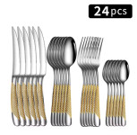 סט סכו"ם 24 חלקים – חגיגה במחיר שווה!
