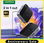 מתג HDMI 4K UGREEN: חיבור קל וחדות מדהימה!