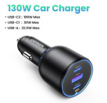 מטען רכב UGREEN 130W במחיר שובר שוק!