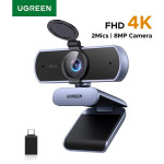 UGREEN 4K מצלמת רשת – שיחות וידאו מושלמות!