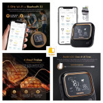 מדחום בשר חכם INKBIRD – ניטור מרחוק!
