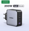 מטען שולחני UGREEN 200W GaN – עוצמה אדירה!