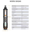 מברג חשמלי Worx WX240 במחיר שלא יחזור!
