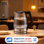 קומקום חשמלי חכם שקוף – רתיחה מהירה!